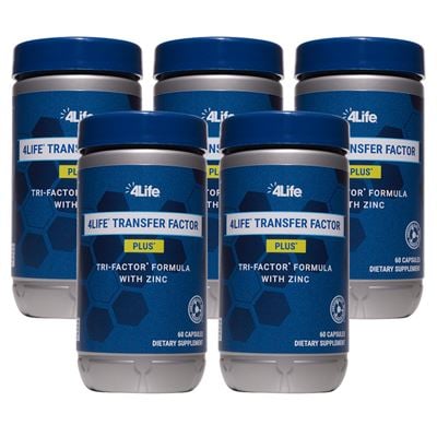4life Transfer Factor Plus- Tri-Factor Formula With Zinc -5 pack - Transfer Factor Store